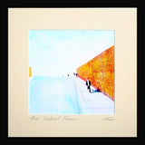 The School Run Framed 15 x 15