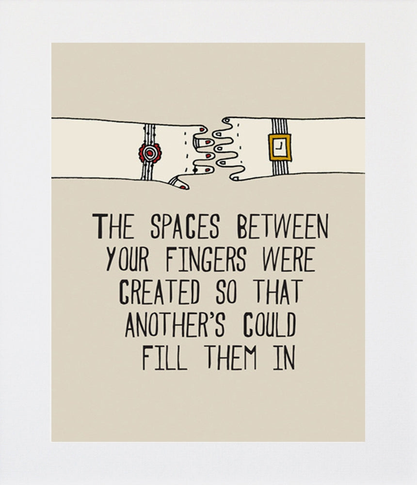 The Spaces Between Your Fingers | Gayana Danilova | Illustration | Yard ...