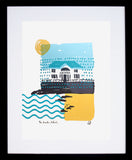 The Arcadia, Portrush Black =Frame (With Mount)