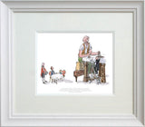 The BFG had Breakfast with the Queen Framed