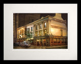 Belfast - The Crown Bar One Flat Black Frame