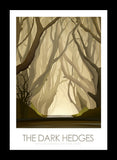 Game Of Thrones The Dark Hedges Black Frame