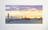 Belfast - The Docks Belfast Unframed 71x45