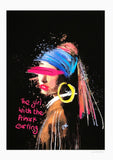 Girl With The Primark Earring - Unframed