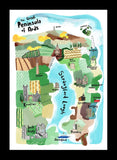 Places - The Great Peninsula of Ards - Black Frame