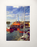 Co Down - The Lighthouse Donaghadee Unframed 60x47.5
