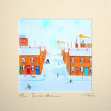 The Race Home Unframed 15 x 15