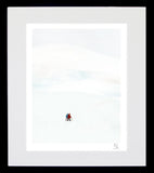 Through The Snow Black Frame