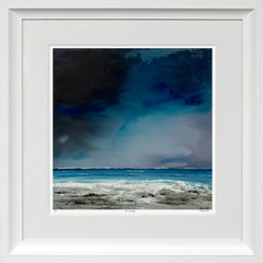 Print - Tide Watching Chunky White Frame