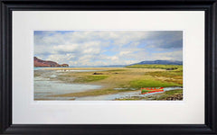 Co Donegal - Tides Out Dunfanaghy Frame Black Moulded 71X45