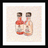 St Georges Market - Toffee & Apple Pink Marshmallow Framed