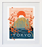 Bon Voyage Tokyo White Frame