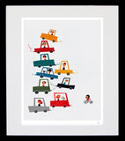 Traffic Jam Black Frame
