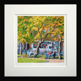 Tranquil Afternoon in the Park, Belfast 14.5 x 14.5 Framed
