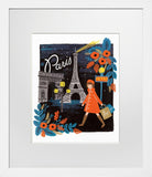 Travel Paris White Frame