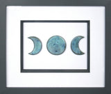 Triple Moon Framed