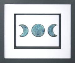 Triple Moon Framed