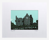 Tully Castle Small Flat White Frame