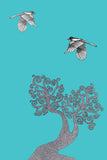 Two for Joy - Blue Unframed