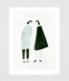 Two Ladies Unframed