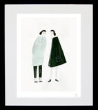Two Ladies Black Frame
