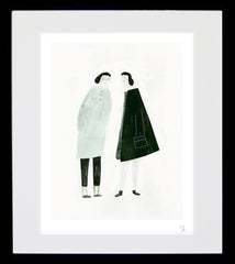 Two Ladies Black Frame