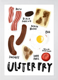 Ulster Fry Flat White Frame