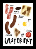 Ulster Fry Flat Black Frame