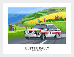 Sport - Ulster Rally Torr Head Mark 2 Escort-40 x 30-White Box Frame (No Mount)