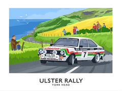 Sport - Ulster Rally Torr Head Mark 2 Escort-40 x 30-Unframed