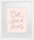 Un Deux Trois White Frame