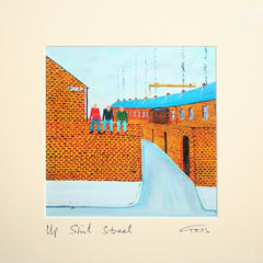 Up Shit Street Unframed 15 x 15