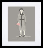 Virginia Woolf Frame Black
