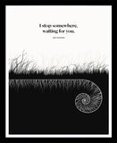 Walt Whitman - Wait Black Box Frame
