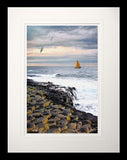 Co Antrim - Waters Edge Giants Causeway Flat Black Frame