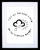 Other - Weather Report Black Frame