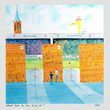What Foot Do You Kick Wa? Unframed 40 x 40