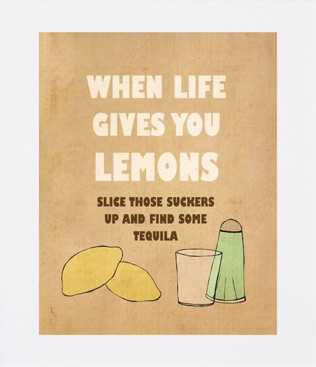 When Life Gives You Lemons Unframed 20x25