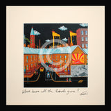 Print - Where Have All The Rebels Gone?-15 x 15-Small Flat Black Frame