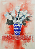 Print - White Roses In Amsterdam Vase
