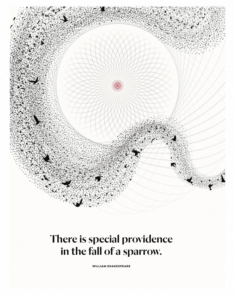 William Shakespeare - Sparrow Unframed