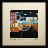 Print - William The Conker 15 x 15-Small Flat Black Frame