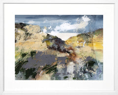 Original - Windy Day Horn Head - Framed