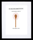 Northern Irish - Wooden Spoon Black Frame