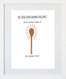 Northern Irish - Wooden Spoon White Frame