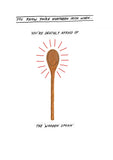 Northern Irish - Wooden Spoon Unframed