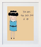 You Are The Best Part Of Me White  Frame