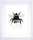 Animals Insect - You are so Brave White Frame